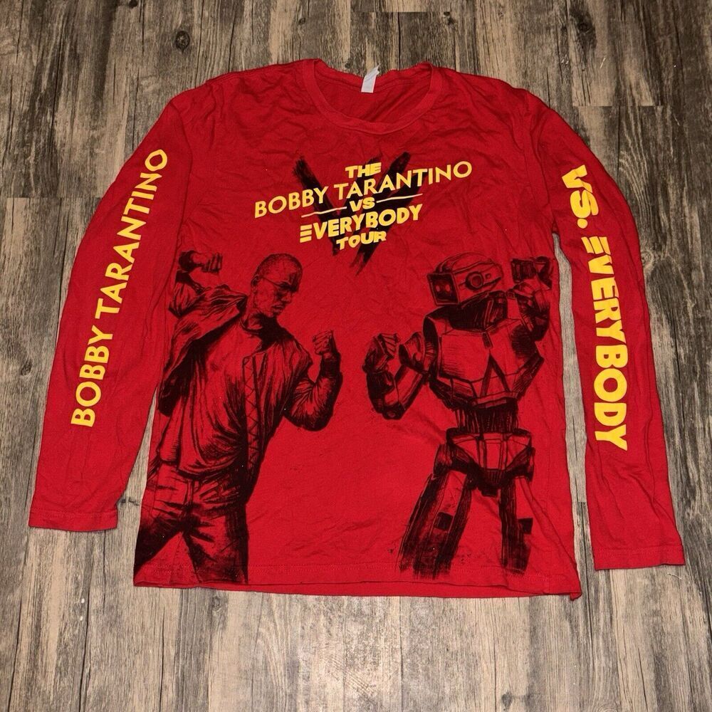 Logic Tour Shirt Bobby Tarantino Vs. Everybody 2018 Tee Long Sleeve Adult Medium